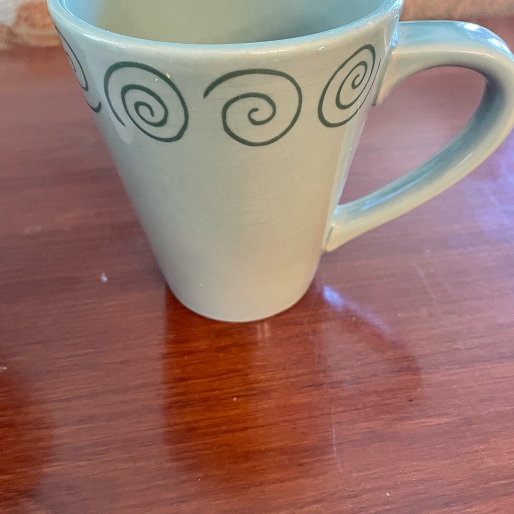 Vintage Ceramic Mug Duo - Terracotta and Sage - Picture 3 of 6